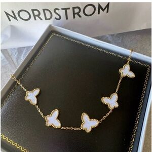 Golden Arpels White Butterfly Bracelet 18k gold $1,999